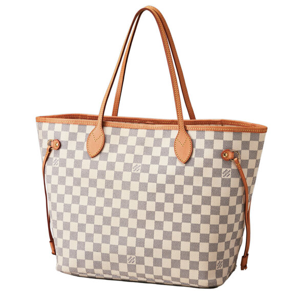Louis Vuitton Handbags - Louis Vuitton Neverfull Canvas Damier Tote Bag